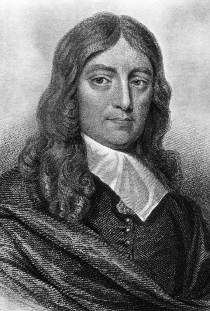 Detail of John Milton, English poet by Anonymous