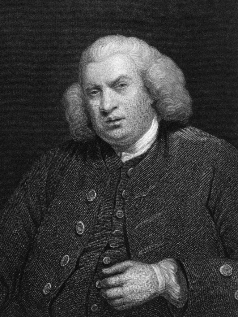 Detail of Samuel Johnson, literary critic, poet, essayist, biographer by Anonymous