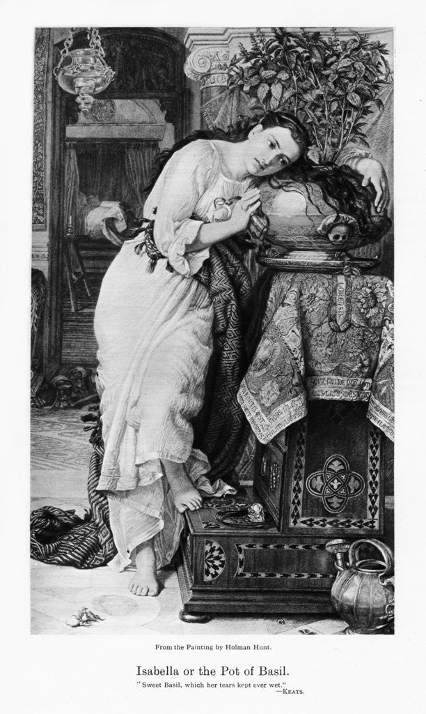 Isabella and the Pot of Basil posters prints by William Holman Hunt