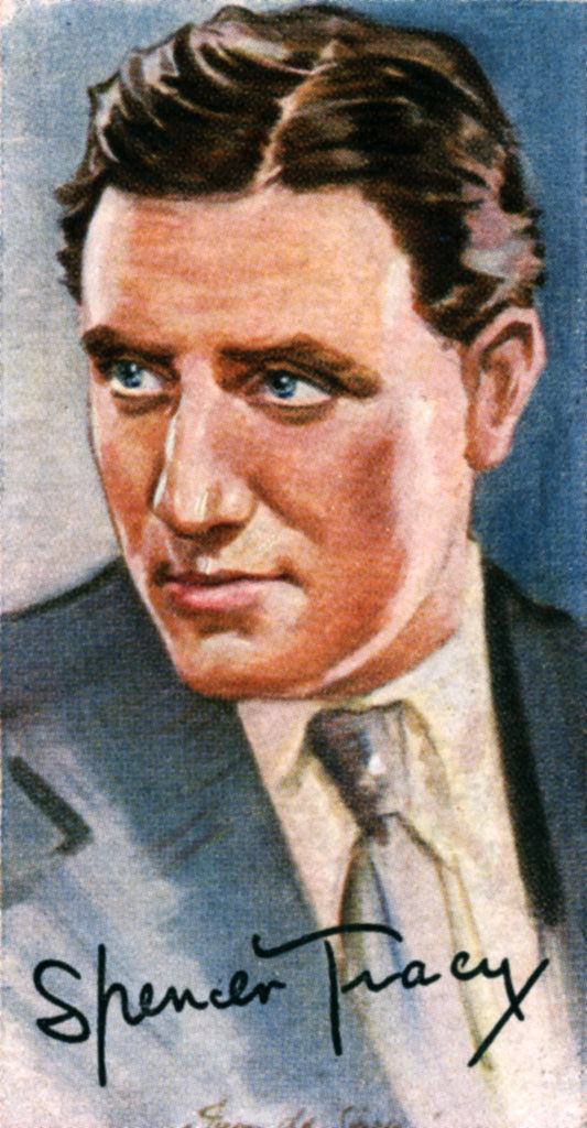 Detail of Spencer Tracy, (1900-1967), two time Academy Award winning American film actor by Anonymous