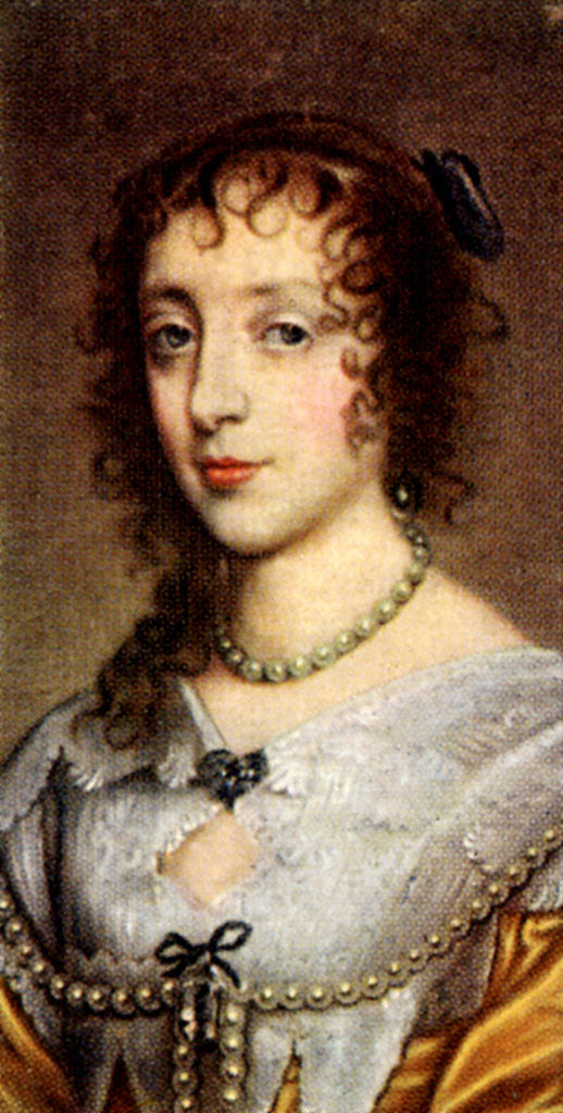 Detail of Queen Henrietta Maria by Anonymous