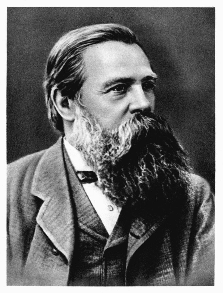 Detail of Friedrich Engels, German socialist and collaborator and supporter of Karl Marx, 1879 by Unknown