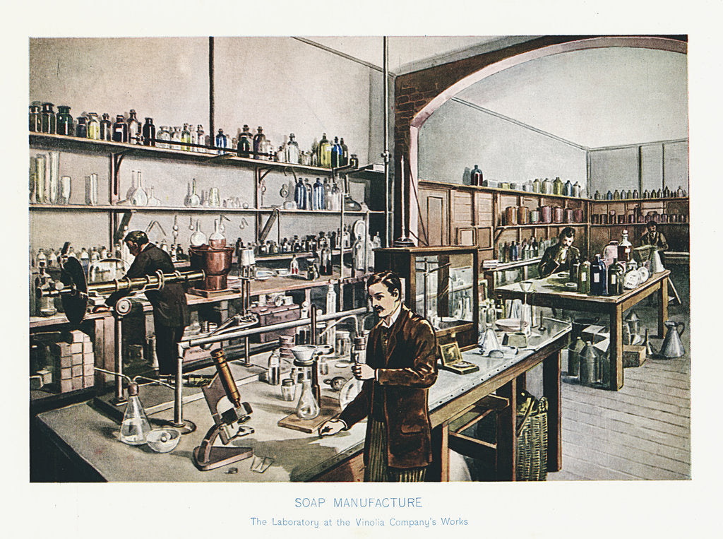 Detail of Soap manufacturing, c1905 by Unknown