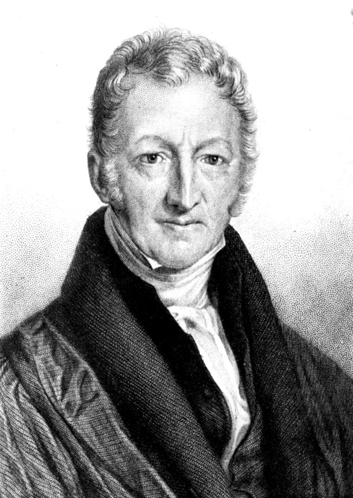 Detail of Thomas Robert Malthus, English economist and clergyman by Unknown