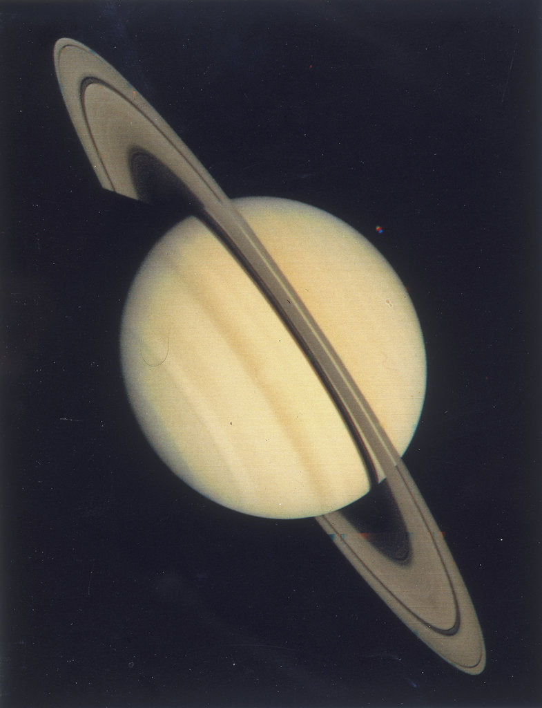 Detail of The planet Saturn, 1980 by Unknown