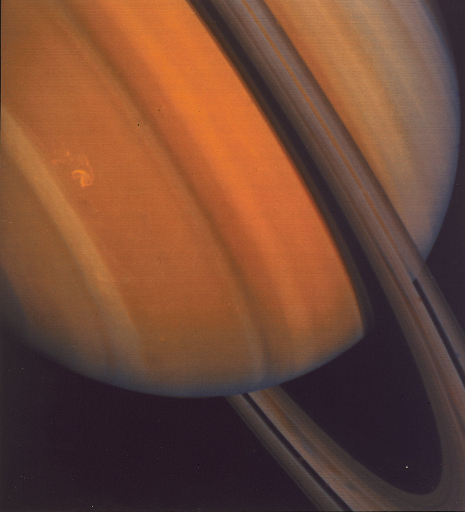 Detail of Close up of Saturn's rings, 1981 by Unknown