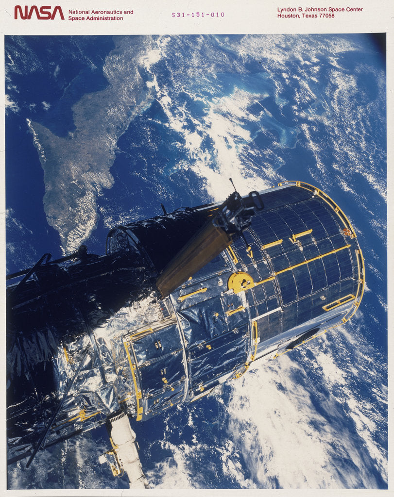 Detail of Deployment of the Hubble Space Telescope, 1990 by Unknown