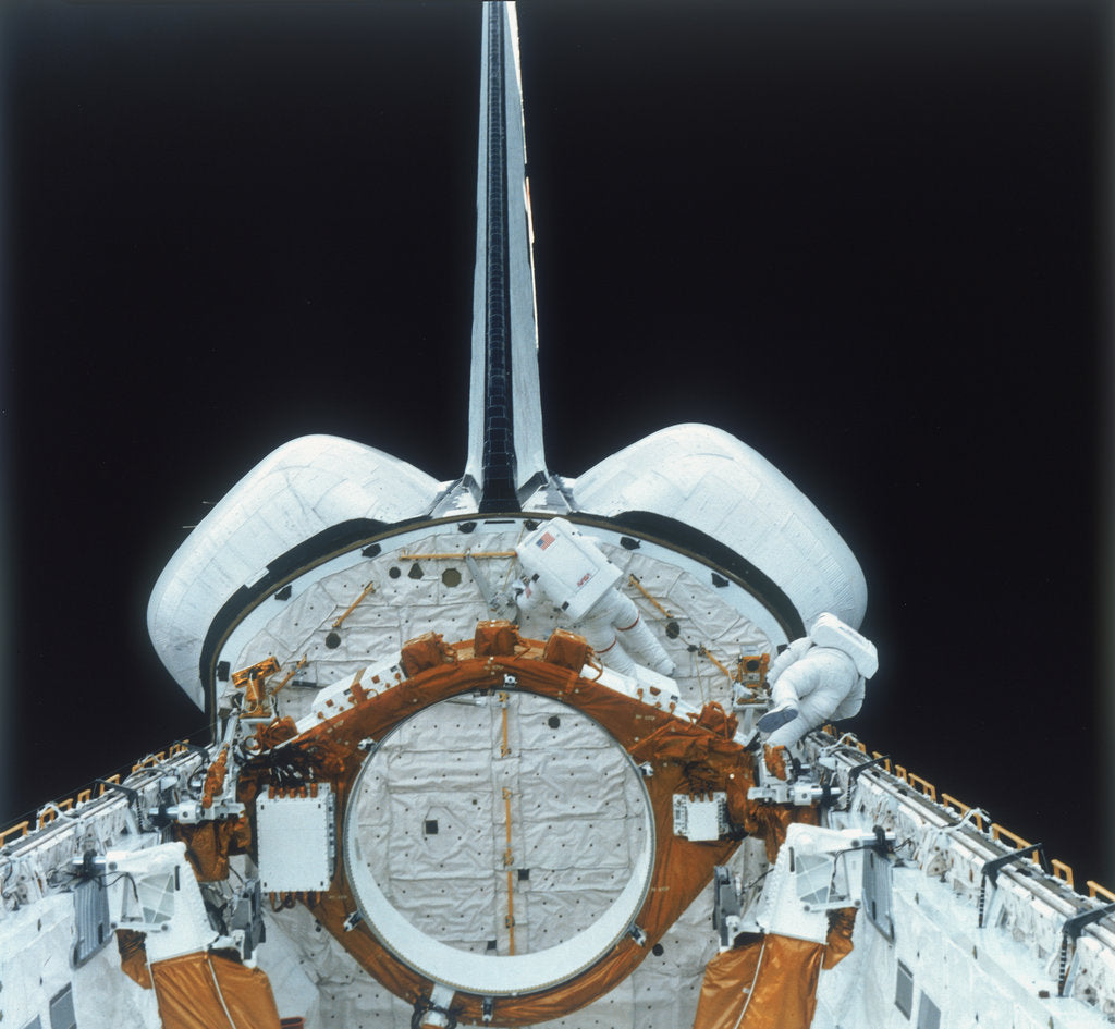 Detail of Space Shuttle Astronaut on EVA, 1980s by Unknown