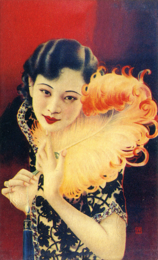 Detail of Shanghai advertising poster by Anonymous