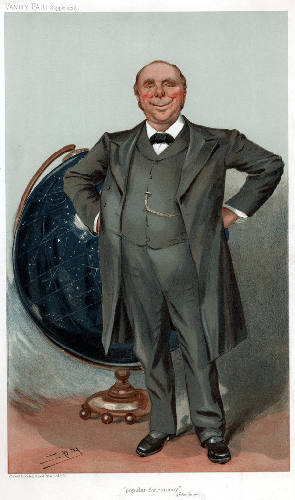 Detail of Robert Stawell Ball, British astronomer, mathematician, lecturer and populariser of science, 1905 by Spy