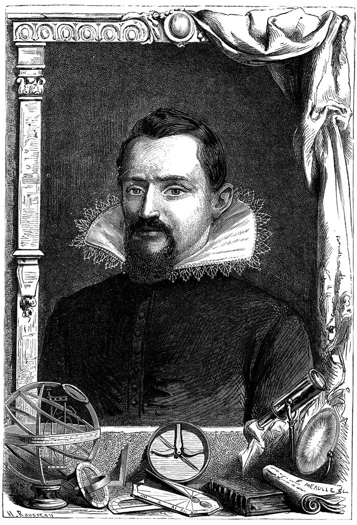 Detail of Johannes Kepler, German astronomer, c1600, (c1870) by Unknown