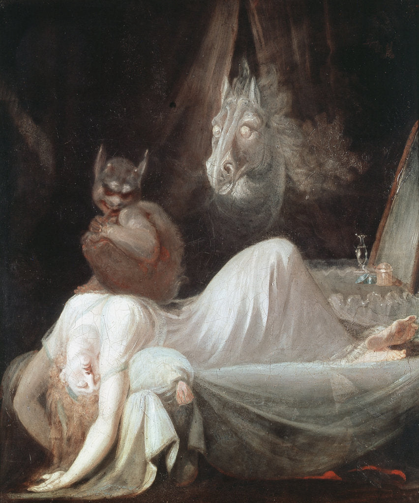 Detail of The Nightmare, c1790 by Henry Fuseli