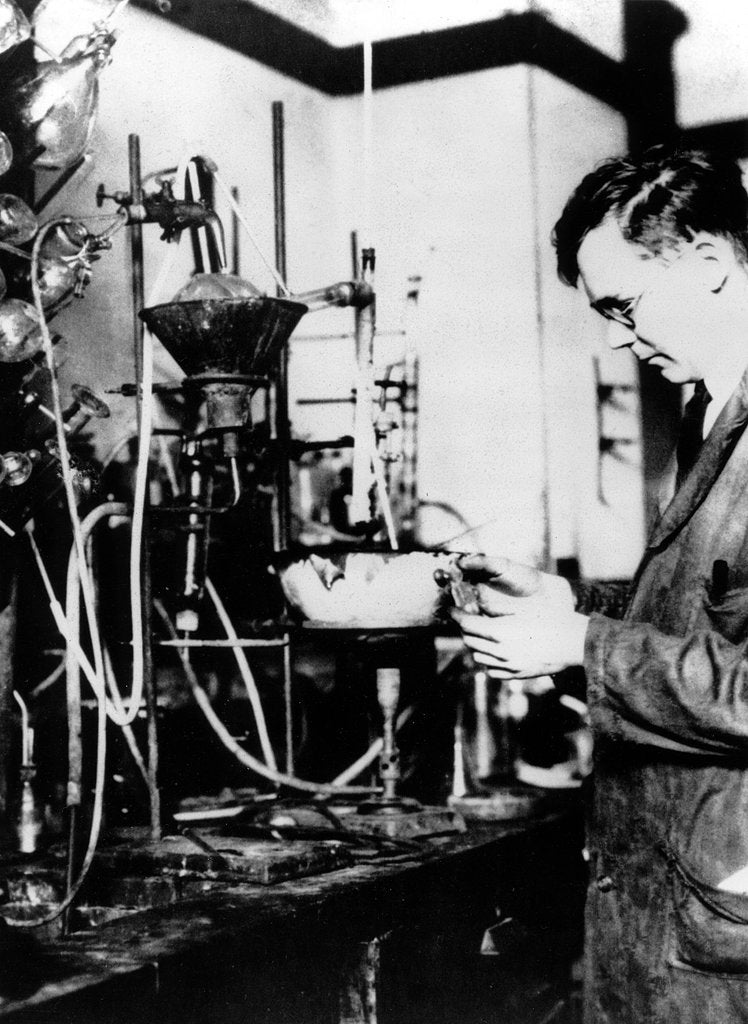 Detail of Wallace Hume Carothers, American industrial chemist, c1927-1937 by Unknown