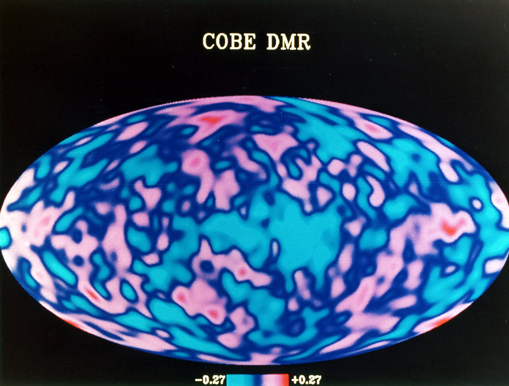 Detail of Microwave map of whole sky, c1990s by Unknown