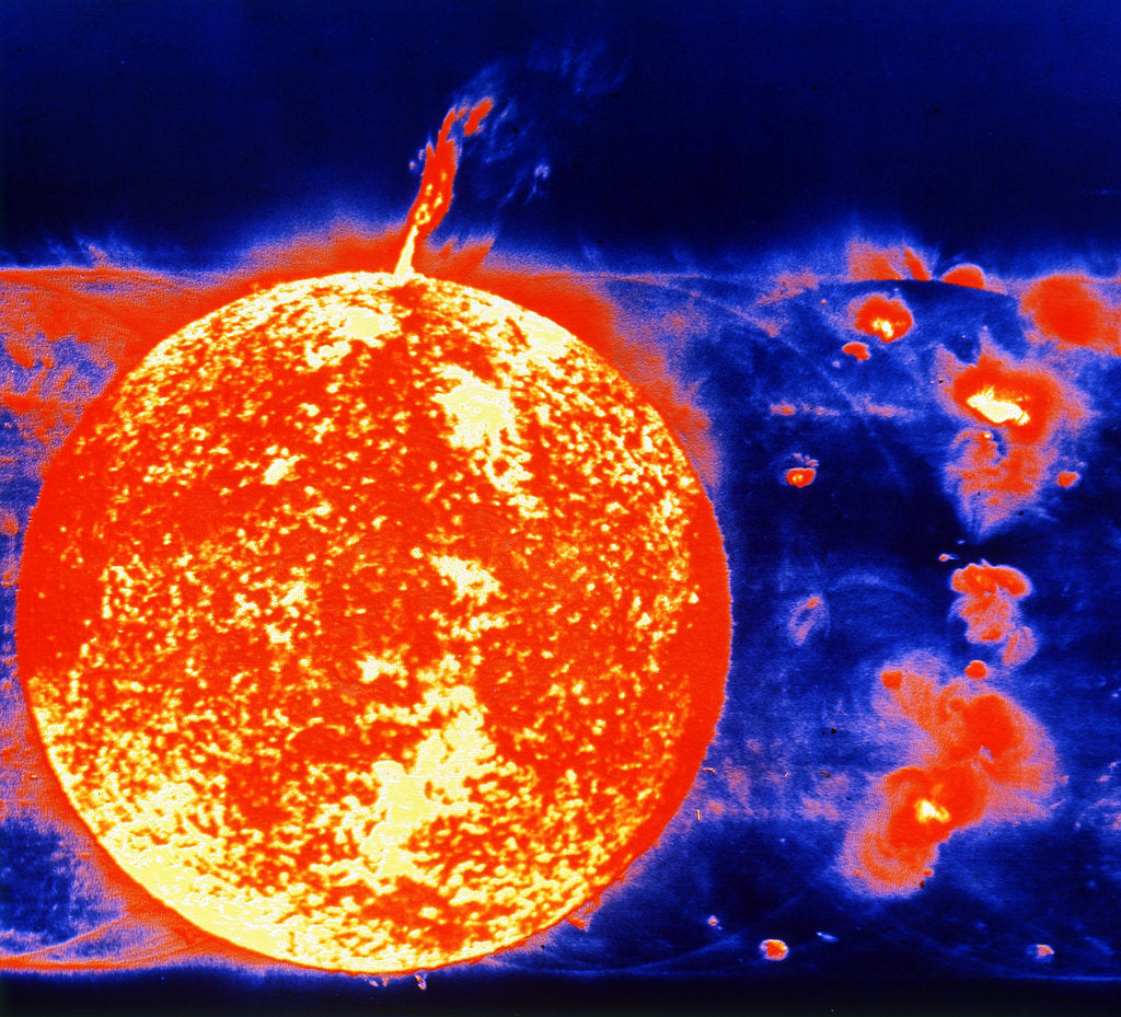 Detail of Sunspots and solar prominences, 1973 by Unknown