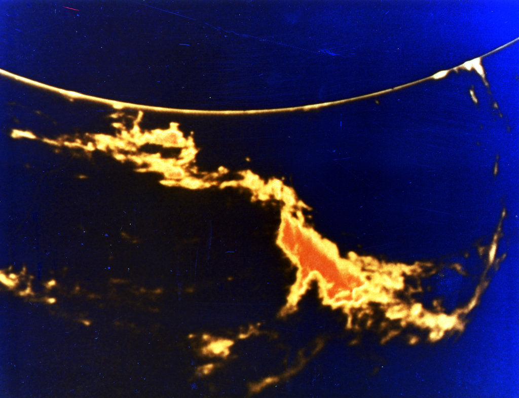 Detail of X-ray image of a solar flare by Unknown