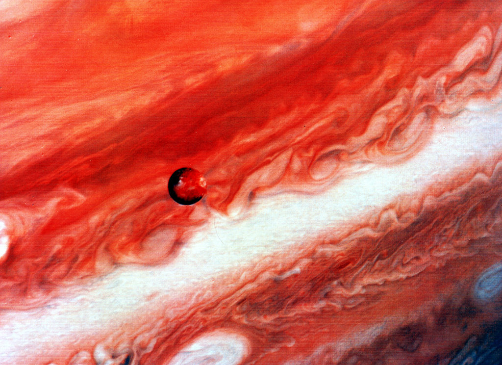 Detail of Detail of Jupiter and its inner satellite lo by Unknown