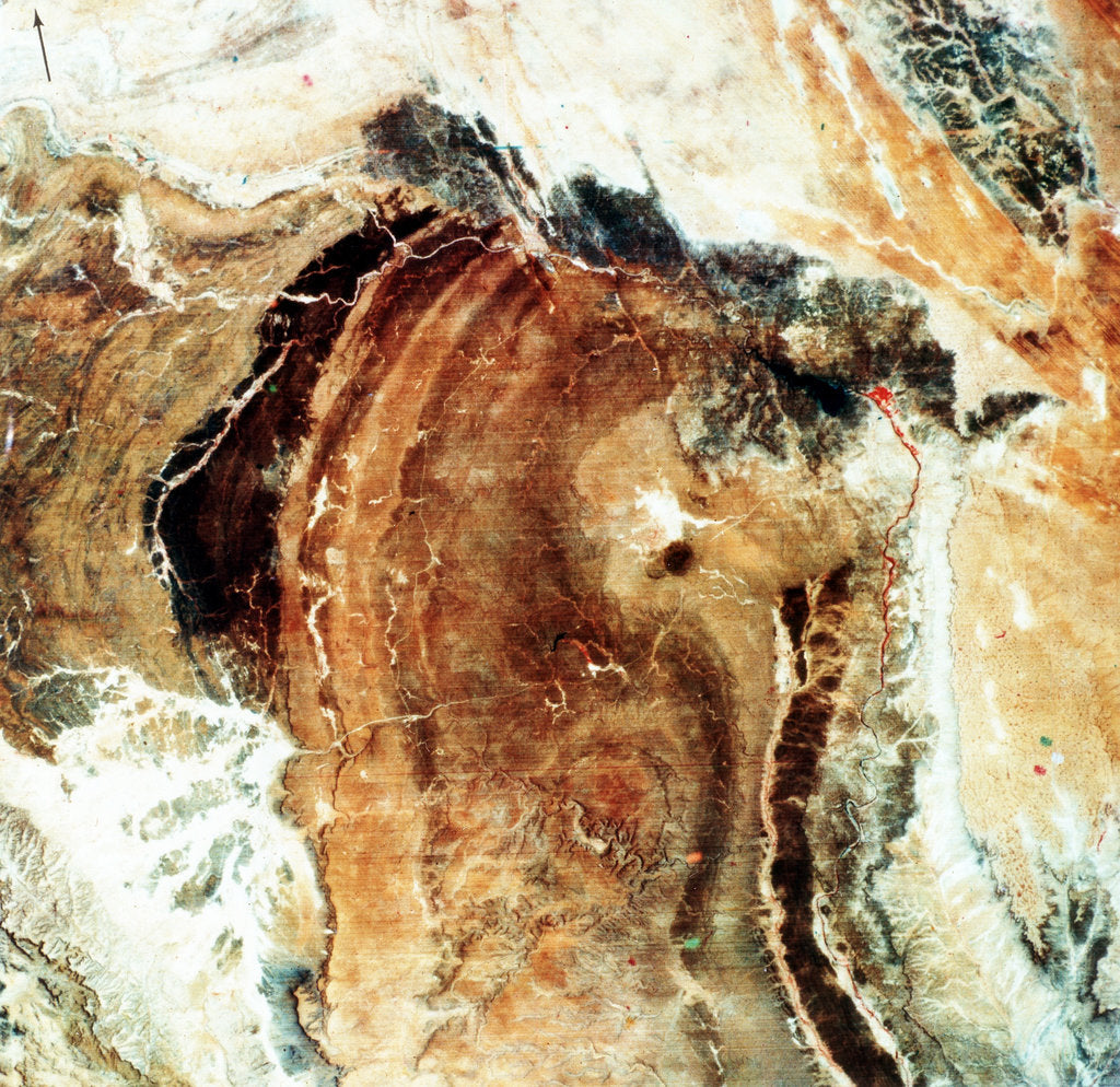 Detail of Satellite photograph of Great Namaland, Namibia, 1972 by Unknown