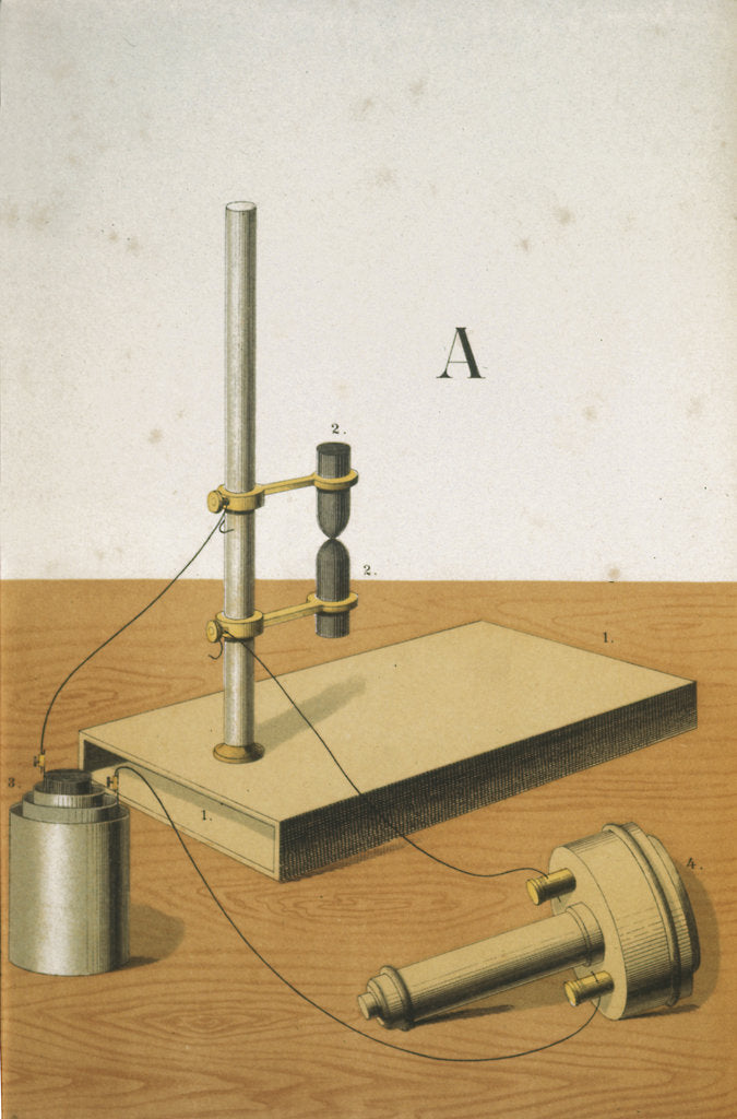 Detail of Carbon microphone, 1882 by Unknown