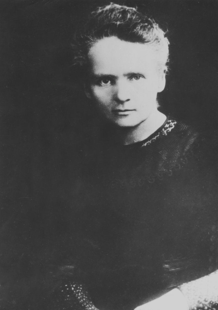 Detail of Marie Curie, Polish-born French physicist by Unknown