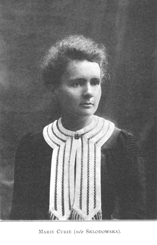 Detail of Marie Curie, Polish-born French physicist, 1910 by Unknown