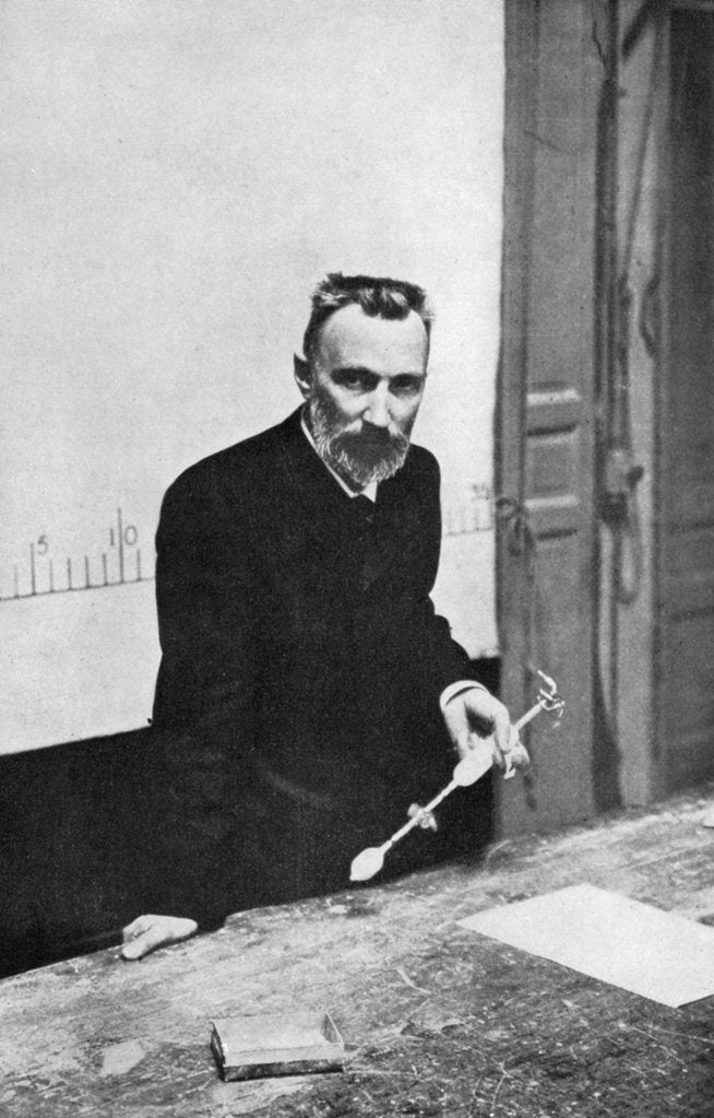 Detail of Pierre Curie, French chemist, when Professor of Physics at the Sorbonne, 1906 by Unknown