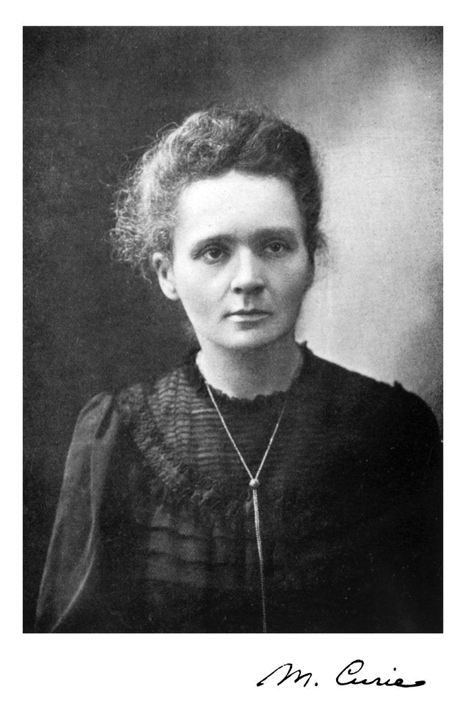 Detail of Marie Curie, Polish-born French physicist, 1917 by Unknown