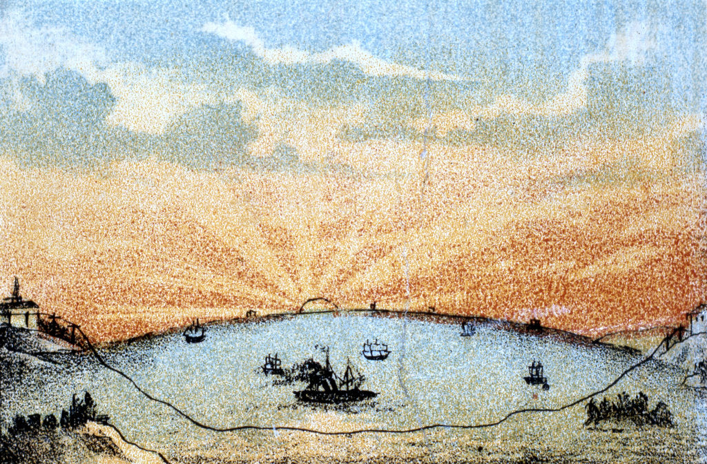 Detail of The Atlantic Telegraph, c1878 by Unknown