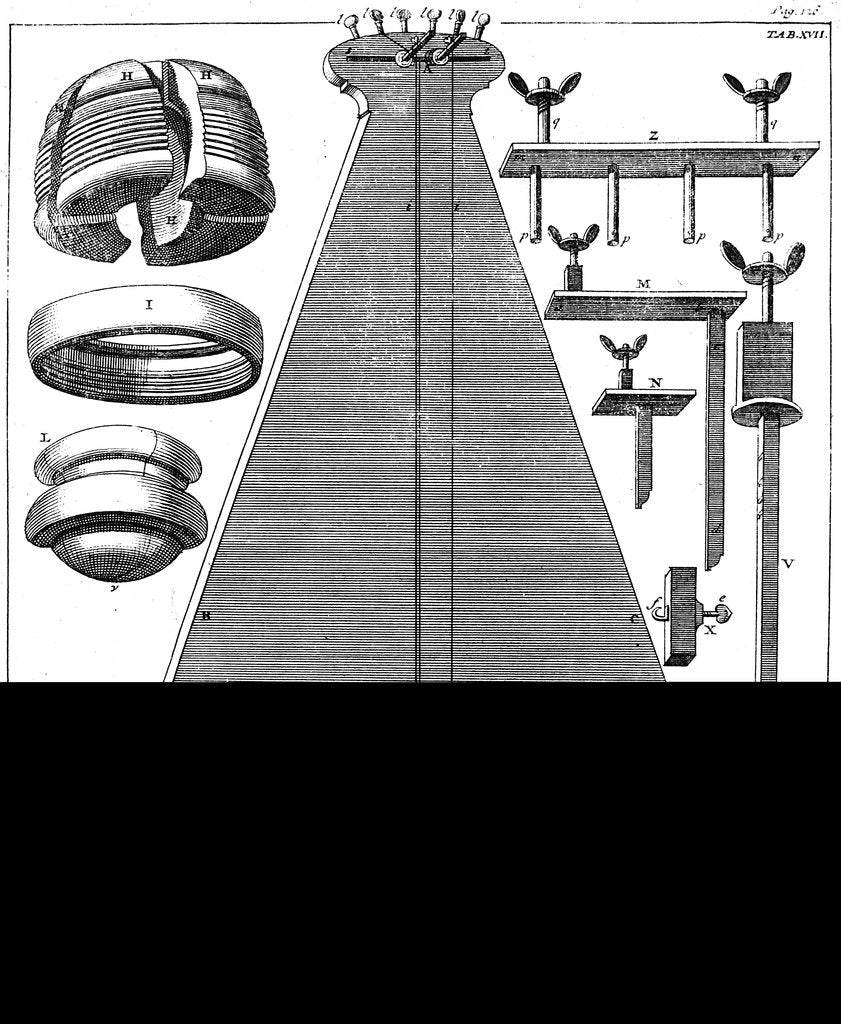 Detail of Percussion pendulum, 1725 by Unknown