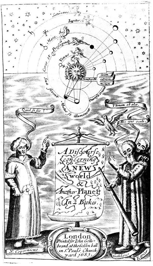 Detail of Title page of A Discourse Concerning a New World & Another Planet by John Wilkins, 1683 by Unknown