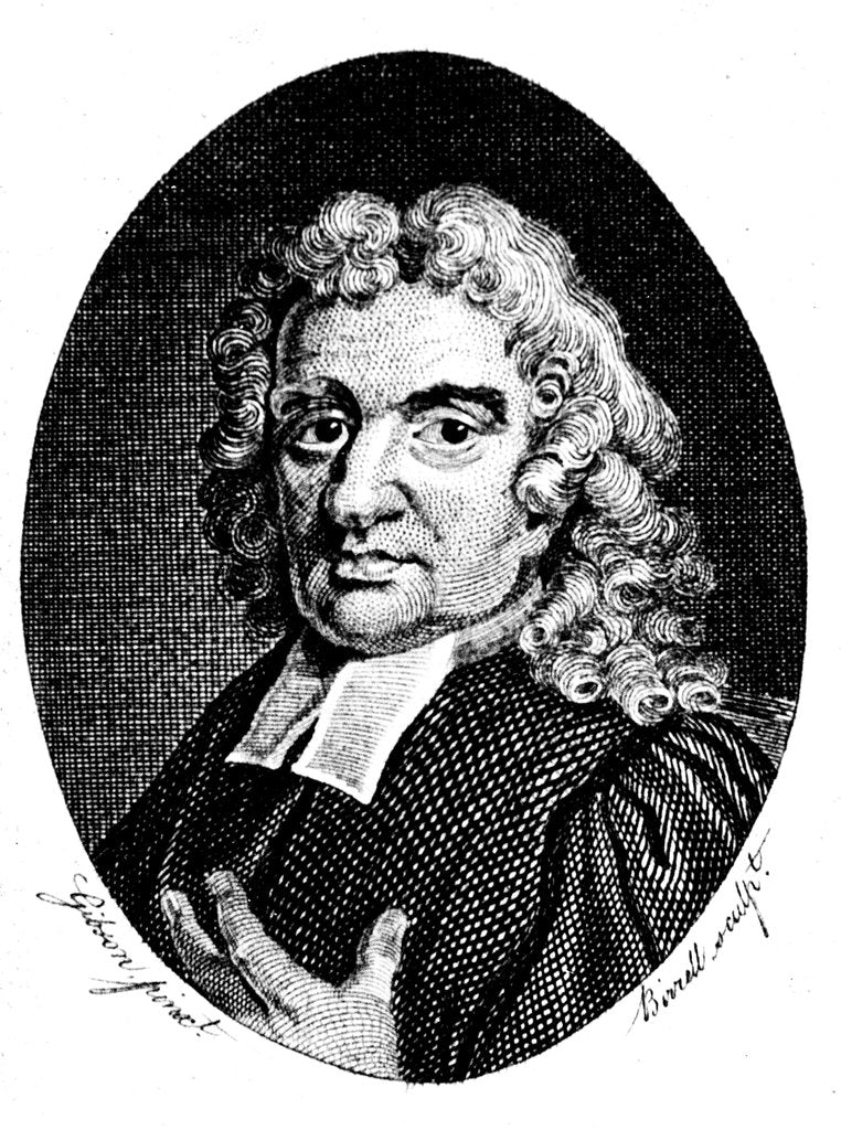 Detail of John Flamsteed, English astronomer and clergyman, 1794 by A Birrell