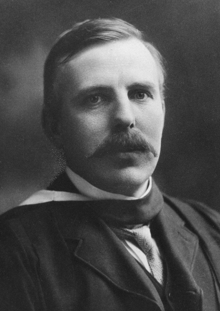 Detail of Ernest Rutherford (1871-1937), Nobel prize-winning atomic physicist, c1908 by Unknown