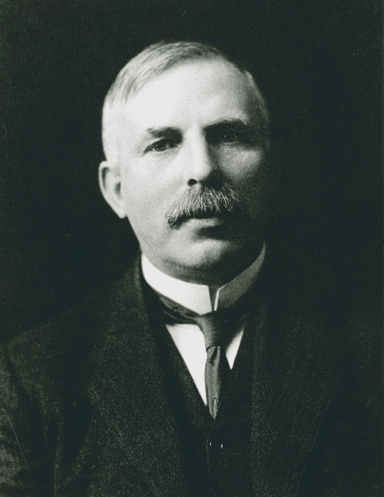 Detail of Ernest Rutherford (1871-1937), Nobel prize-winning atomic physicist, c1908 by Unknown