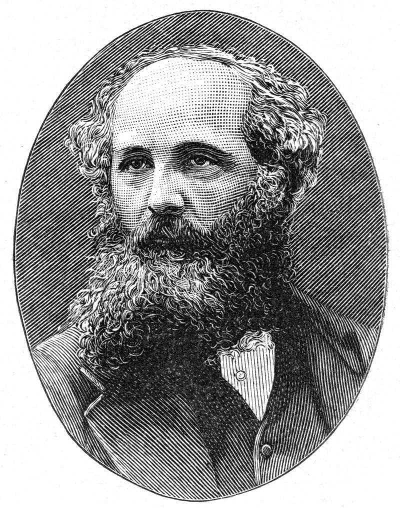 Detail of James Clerk Maxwell (1831-1879), Scottish theoretical physicist, [1896] by Unknown