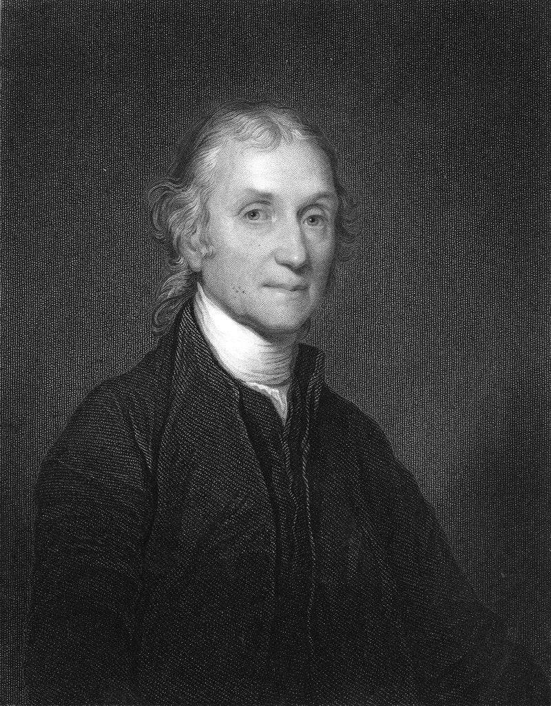 Detail of Joseph Priestley, English chemist and Presbyterian minister, 1835 by Unknown