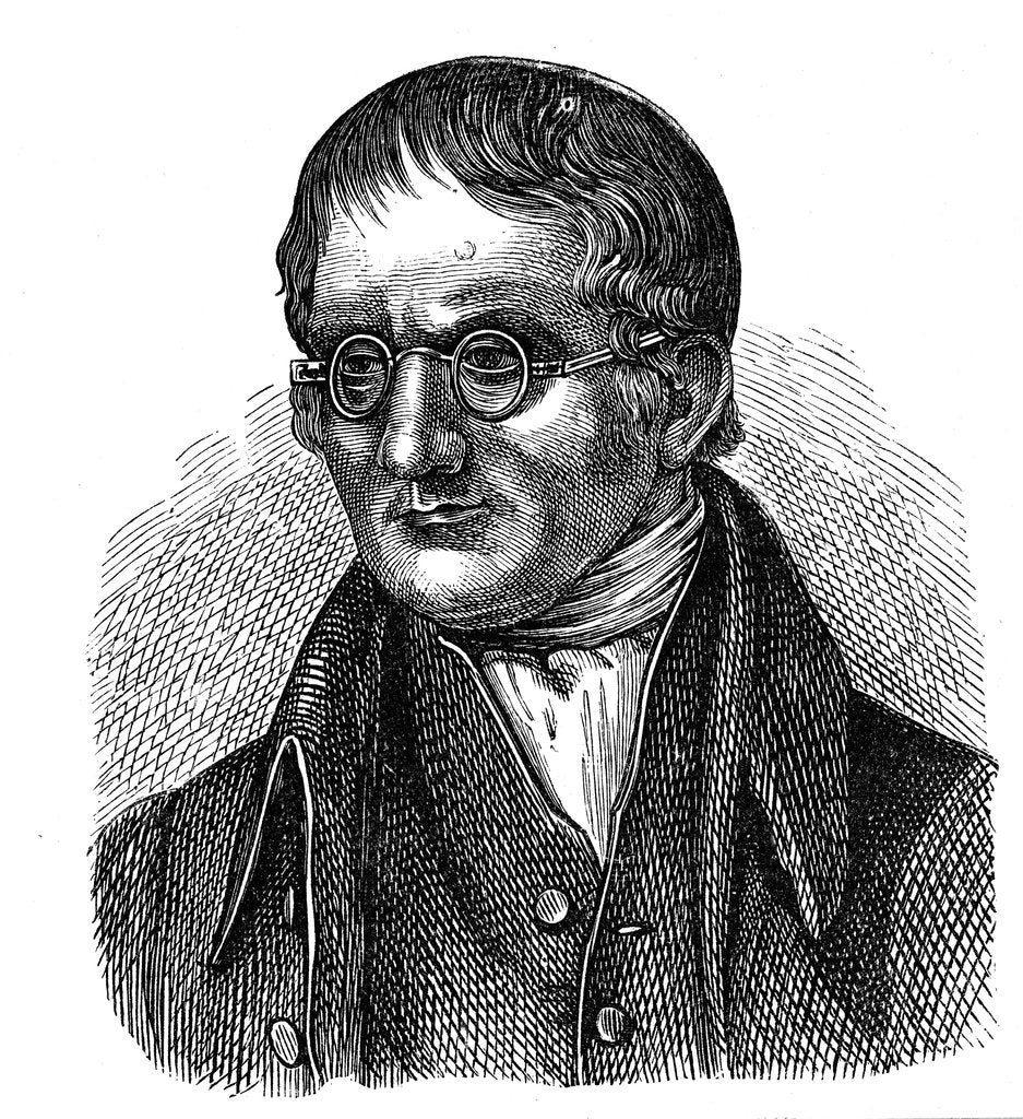 Detail of John Dalton, English chemist, 1881 by Unknown