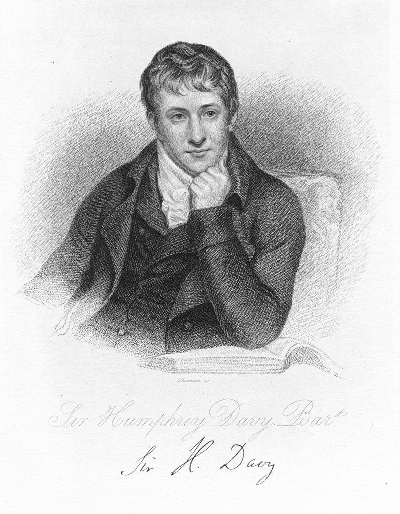 Detail of Humphry Davy, English chemist in 1803, (c1870) by Unknown