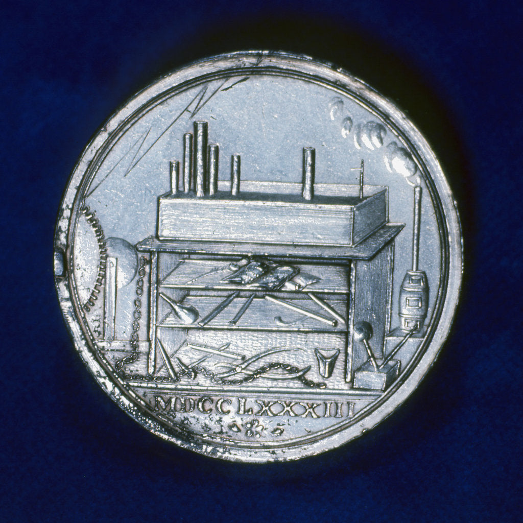 Detail of Reverse of commemorative medal for Joseph Priestley, English chemist, 1803 by Unknown