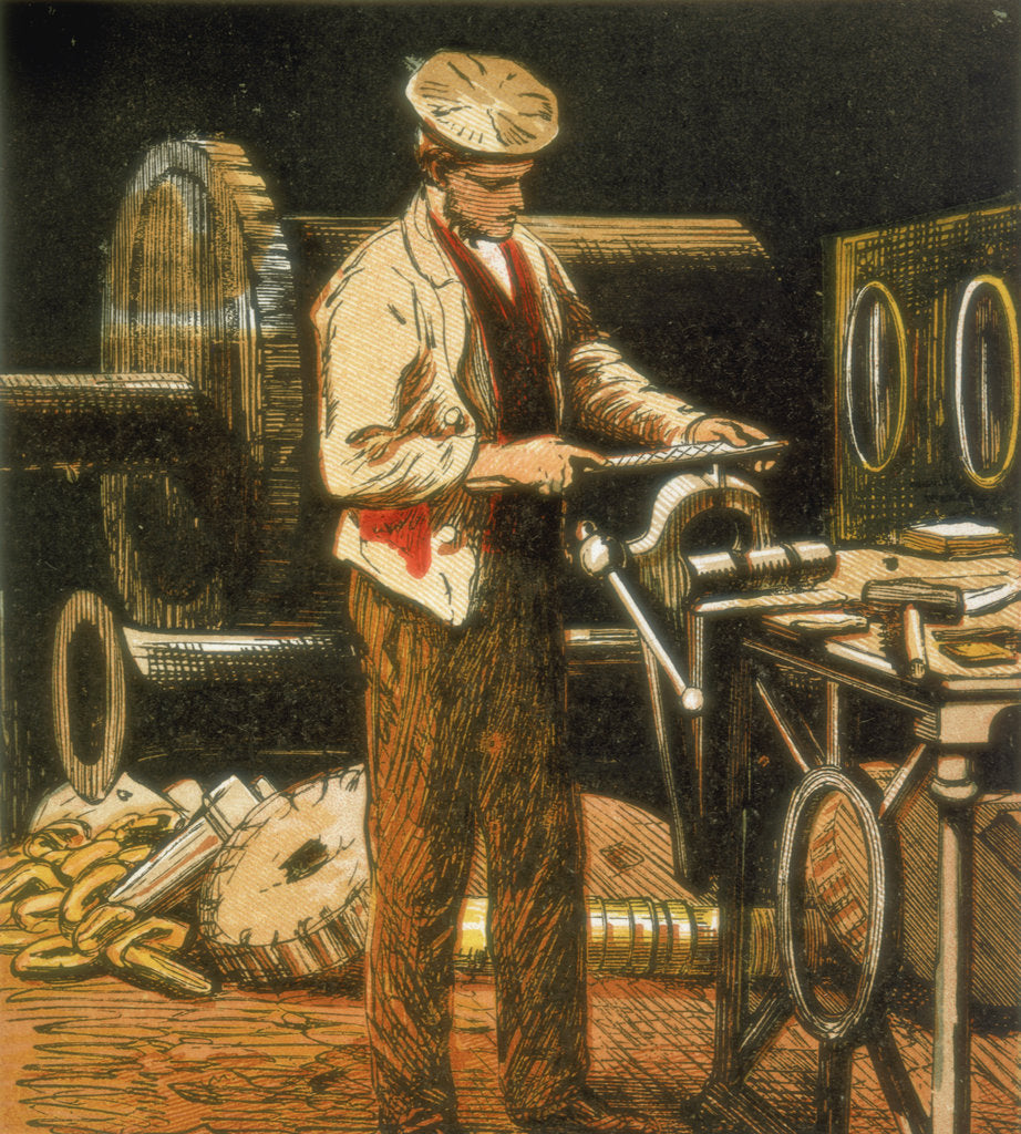 Detail of The Engineer, 1867 by Unknown