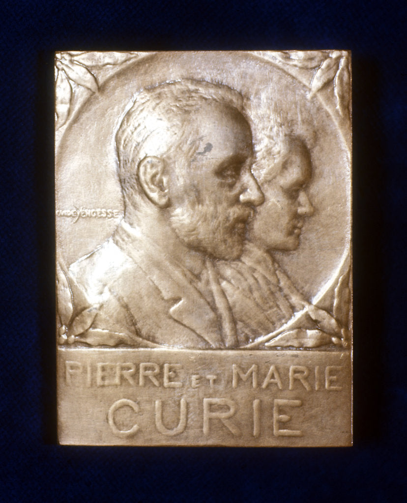 Detail of Pierre and Marie Curie, French physicists by Unknown