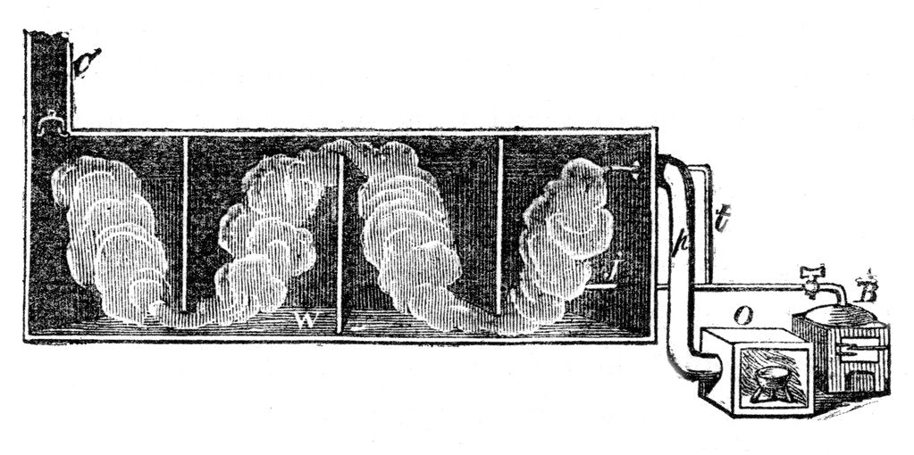 Detail of Lead chamber for production of sulphuric acid, 1866 by Unknown