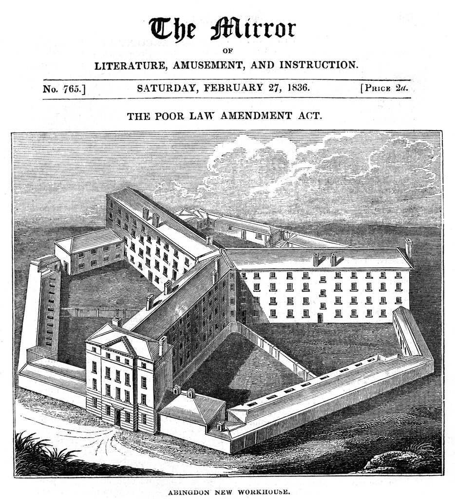 Detail of Abingdon Workhouse, Oxfordshire, built for the Abingdon Union, 1836 by Unknown