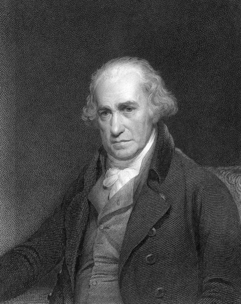 Detail of James Watt, Scottish engineer and inventor, 1833 by Unknown