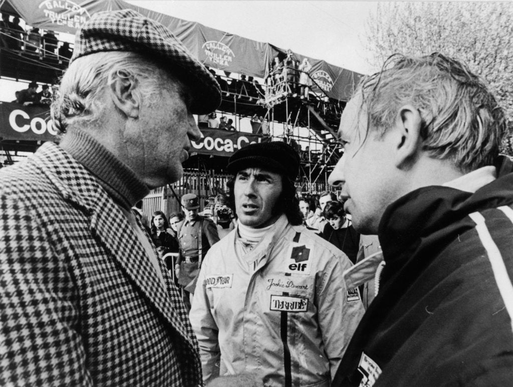 Detail of Jackie Stewart, early 1970s by Unknown