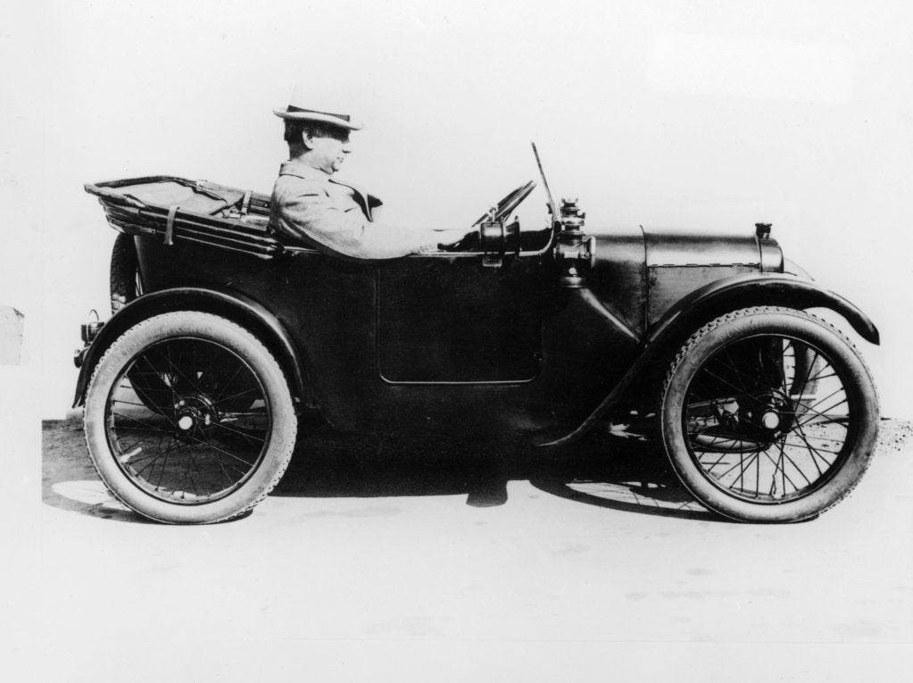 Detail of Sir Herbert Austin in an Austin Seven, 1922 by Unknown