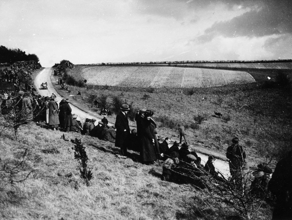 Detail of Spectators at the Kop Hill Climb by Anonymous