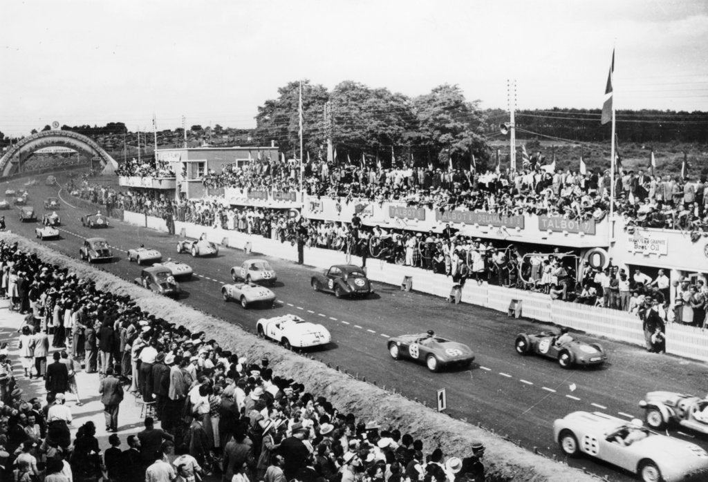 Detail of Start of the Le Mans 24 Hours, 1950 by Unknown