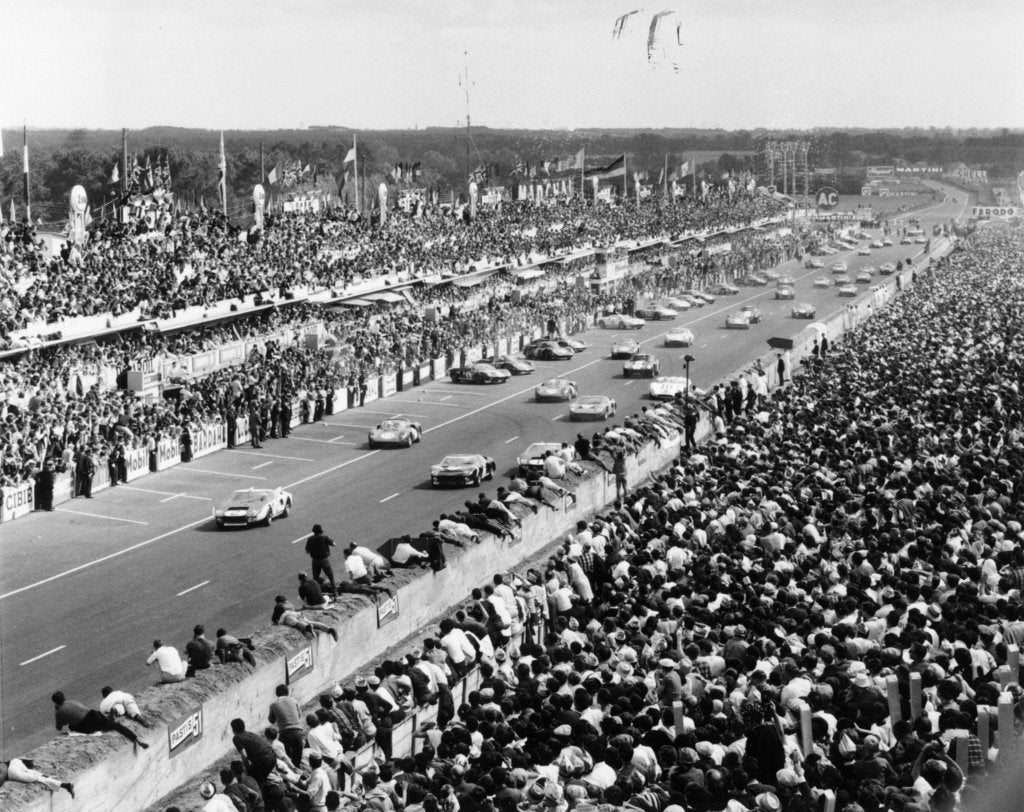 Detail of Start of the Le Mans 24 Hour race, France, 1965 by Unknown