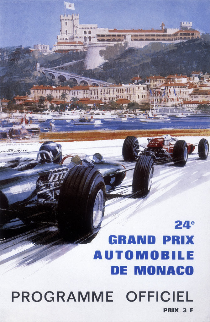 Detail of The official programme for the 24th Monaco Grand Prix, 1966 by Michael Turner