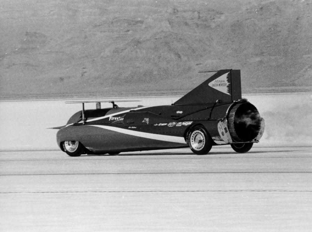 Detail of Art Arfons' 'Green Monster' Land Speed Record car, Bonneville Salt Flats, Utah, USA, c1964-c1966 by Unknown